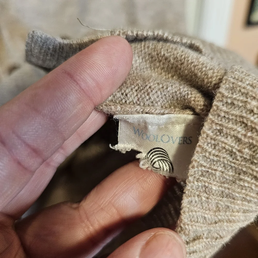 WoolOvers Wool Button Down Cardigan Sweater